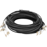 Digitus Cable de fibra óptica universal breakout, dúplex, conector LC/UPC, multimodo OM4 negro