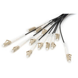 Digitus Cable de fibra óptica universal breakout, dúplex, conector LC/UPC, multimodo OM4 negro