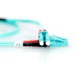 Digitus Cable de parche LWL, dúplex, conector LC > LC, multimodo OM3 turquesa
