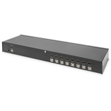 Digitus Conmutador KVM HDMI 8 Puertos, Switch KVM 
