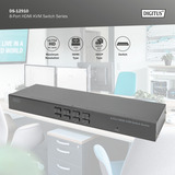 Digitus Conmutador KVM HDMI 8 Puertos, Switch KVM 