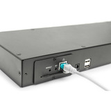 Digitus Switch KVM modular CAT 5 de 8 puertos negro