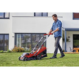 EINHELL Cortacésped a batería Power X-Change RASARRO 36/34, 36 Voltios (2x18V) rojo/Negro