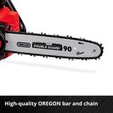 EINHELL FORTEXXA 18/30 4500 RPM Negro, Rojo, Motosierra rojo/Negro, 4500 RPM, 30 cm, 27 cm, 8,9 m/s, Negro, Rojo, 0,16 L