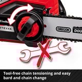 EINHELL FORTEXXA 18/30 4500 RPM Negro, Rojo, Motosierra rojo/Negro, 4500 RPM, 30 cm, 27 cm, 8,9 m/s, Negro, Rojo, 0,16 L