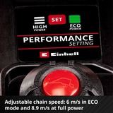 EINHELL FORTEXXA 18/30 4500 RPM Negro, Rojo, Motosierra rojo/Negro, 4500 RPM, 30 cm, 27 cm, 8,9 m/s, Negro, Rojo, 0,16 L