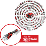 EINHELL Sierra de poda a batería Power X-Change GE-GS 18/150 Li-Solo, 18 Voltios, Serrucho podador rojo/Negro