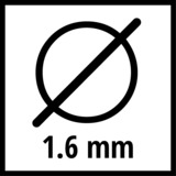 Einhell 3436651 accesorio para cortaborde y desbrozadora, Hilo de Mackie Blanco, 1 pieza(s), 30 g, 87 mm, 87 mm, 17 mm