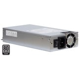 Inter-Tech ASPOWER U1A-C20500-D unidad de fuente de alimentación 500 W 20+4 pin ATX Acero inoxidable, Fuente de alimentación de PC gris, 500 W, 115 - 230 V, 92%, Sobreintensidad, Sobretensión, Sobrevoltaje, Sobrecalentamiento, Cortocircuito, 20+4 pin ATX, Servidor