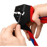 KNIPEX Alicates de sistema de crimpar, Crimpadora rojo/Azul