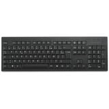 Kensington Teclado inalámbrico KB150 EQ, ES negro, ES, Completo (100%), Inalámbrico, RF inalámbrico, Interruptor de membrana, AZERTY, Negro