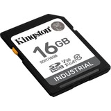 Kingston Industrial 16 GB SDHC, Tarjeta de memoria negro