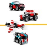 LEGO Camión Plataforma con Helicóptero, Juegos de construcción Juego de construcción, 7 año(s), Plástico, 270 pieza(s), 383 g