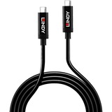 Lindy 43348 cable USB USB 3.2 Gen 2 (3.1 Gen 2) 3 m USB C 10 Gbit/s 60 W Negro negro, 3 m, USB C, USB C, USB 3.2 Gen 2 (3.1 Gen 2), 10 Gbit/s, Negro