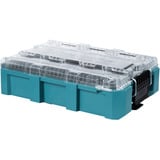 Makita Organizador profundo M, Caja de herramientas azul/Transparente
