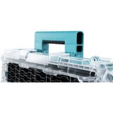 Makita Organizador profundo M, Caja de herramientas azul/Transparente