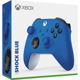 Microsoft Xbox Wireless Controller Blue Azul Bluetooth/USB Gamepad Analógico/Digital Xbox One, Xbox One S, Xbox One X azul/blanco, Gamepad, Xbox One, Xbox One S, Xbox One X, Botón Atrás, Cruceta, Botón menú, Botón modo, Botón Opciones, Botón de arranque, Botón..., Analógico/Digital, Inalámbrico y alámbrico, Bluetooth/USB