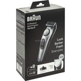 Procter & Gamble BeardTrimmer 7 BT7420 Batería 40 2 cm Negro, Gris, Cortapelo para barba gris, Lavable, Batería, Negro, Gris