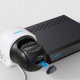 Reolink P850 PoE Cam Bala (forma) Cámara de seguridad IP Interior y exterior 3840 x 2160 Pixeles Techo, Cámara de vigilancia blanco/Negro, Cámara de seguridad IP, Interior y exterior, Alámbrico, Google Assistant, Techo, Bala (forma)