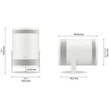 Samsung SP-LFF3CLAX Módulo proyector Blanco, Proyector DLP blanco, Wi-Fi 5 (802.11ac), High Dynamic Range 10+ (HDR10 Plus), Hybrid Log-Gamma (HLG), Samsung TV Plus, Tizen, 5 W, Dolby Digital Plus