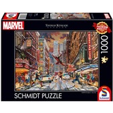 Schmidt Spiele Thomas Kinkade Studios: Marvel - Deadpool, Día de Nieve, Puzzle 