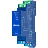 Shelly Pro Dimmer 0/1-10V PM, Interruptor con regulador de voltaje azul