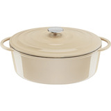 Tefal Asador ovalado de hierro fundido Lov Ø 34cm, Tostadora beige