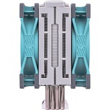 Thermaltake CL-P075-AL12TQ-A sistema de refrigeración para ordenador Procesador Ventilador 12 cm Verde azulado 1 pieza(s), Disipador de CPU turquesa, Ventilador, 12 cm, 500 RPM, 2000 RPM, 23,6 sonio, 1778,508 cfm