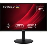 ViewSonic VG Series VG2409U-2 pantalla para PC 60,5 cm (23.8") 1920 x 1080 Pixeles Full HD LED Negro, Monitor LED negro (mate), 60,5 cm (23.8"), 1920 x 1080 Pixeles, Full HD, LED, 4 ms, Negro