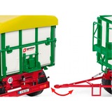 Wiking Kröger Remolque basculante de tres lados de dos ejes HKD 302, Automóvil de construcción blanco