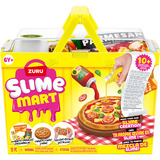 ZURU Slime Mart - Caja Mixta de Pizza y Comida Rápida en Cesta, Manualidades 