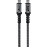 goobay 74211, Cable negro/Gris
