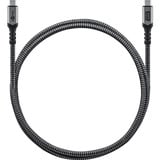 goobay 74211, Cable negro/Gris