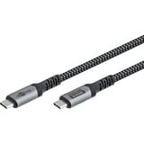 goobay Cable USB4 Gen 3x2, conector USB-C > conector USB-C, 40Gbit/s negro/Gris