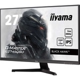 iiyama G-MASTER G2745QSU-B2 pantalla para PC 68,6 cm (27") 2560 x 1440 Pixeles Wide Quad HD LED Negro, Monitor de gaming negro (mate), 68,6 cm (27"), 2560 x 1440 Pixeles, Wide Quad HD, LED, 1 ms, Negro