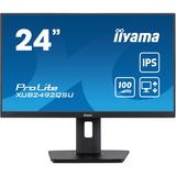 iiyama ProLite XUB2492QSU-B1 pantalla para PC 60,5 cm (23.8") 2560 x 1440 Pixeles Quad HD LED Negro, Monitor LED negro (mate), 60,5 cm (23.8"), 2560 x 1440 Pixeles, Quad HD, LED, 1 ms, Negro