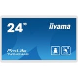 iiyama TW2424AS-W1 pantalla de señalización Pantalla plana para señalización digital 60,5 cm (23.8") Wifi 250 cd / m² 4K Ultra HD Negro Pantalla táctil Procesador incorporado Android 24/7, Pantalla de gran formato blanco, Pantalla plana para señalización digital, 60,5 cm (23.8"), 1920 x 1080 Pixeles, Wifi, 24/7