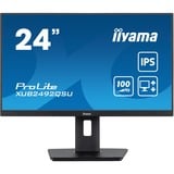 iiyama XUB2492QSU-B1, Monitor LED negro (mate)