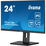 iiyama XUB2492QSU-B1, Monitor LED negro (mate)