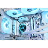 ALTERNATE Serie PC Personalizada • Elementos Frost Thunder, Gaming-PC blanco