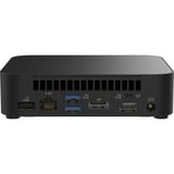 ASUS NUC 14 Essential RNUC14MNK1500002 Negro N150, Barebone negro, Mini PC barebone, DDR5-SDRAM, M.2, Ethernet, 802.11a, 802.11b, 802.11g, Wi-Fi 4 (802.11n), Wi-Fi 5 (802.11ac), Wi-Fi 6 (802.11ax), Wi-Fi 6E..., 65 W