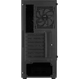 Aerocool WAVEBKV3 Caja PC ATX Cristal Templado 4xVentilador RGB Negro, Cajas de torre negro, Midi Tower, PC, Negro, ATX, micro ATX, Mini-ITX, ABS, SPCC, Azul, Verde, Rojo