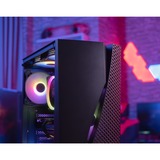 Aerocool WAVEBKV3 Caja PC ATX Cristal Templado 4xVentilador RGB Negro, Cajas de torre negro, Midi Tower, PC, Negro, ATX, micro ATX, Mini-ITX, ABS, SPCC, Azul, Verde, Rojo