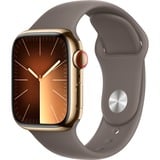 Apple Series 9, SmartWatch dorado/Marrón