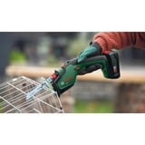 Bosch Keo power jigsaws 2300 spm 1,4 kg, Serrucho podador verde/Negro, Empuñadura cilíndrica, Verde, 2300 spm, 8 cm, 20 m/s², 1,5 m/s²
