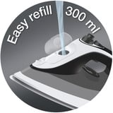 Braun TexStyle 7 Pro SI7149WB Plancha vapor-seco EloxalPlus soleplate 2900 W Negro, Blanco, Plancha a vapor blanco/Negro, Plancha vapor-seco, EloxalPlus soleplate, 2,5 m, 220 g/min, Negro, Blanco, 50 g/min