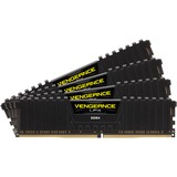 Corsair Vengeance LPX 32GB, DDR4, 3200 MHz módulo de memoria 4 x 8 GB, Memoria RAM DDR4, 3200 MHz, 32 GB, 4 x 8 GB, DDR4, 3200 MHz, 288-pin DIMM, Negro