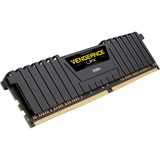 Corsair Vengeance LPX 32GB, DDR4, 3200 MHz módulo de memoria 4 x 8 GB, Memoria RAM DDR4, 3200 MHz, 32 GB, 4 x 8 GB, DDR4, 3200 MHz, 288-pin DIMM, Negro