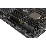 Corsair Vengeance LPX 32GB, DDR4, 3200 MHz módulo de memoria 4 x 8 GB, Memoria RAM DDR4, 3200 MHz, 32 GB, 4 x 8 GB, DDR4, 3200 MHz, 288-pin DIMM, Negro