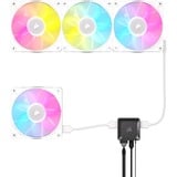 Corsair iCUE LINK RX120 RGB Triple, Ventilador blanco
